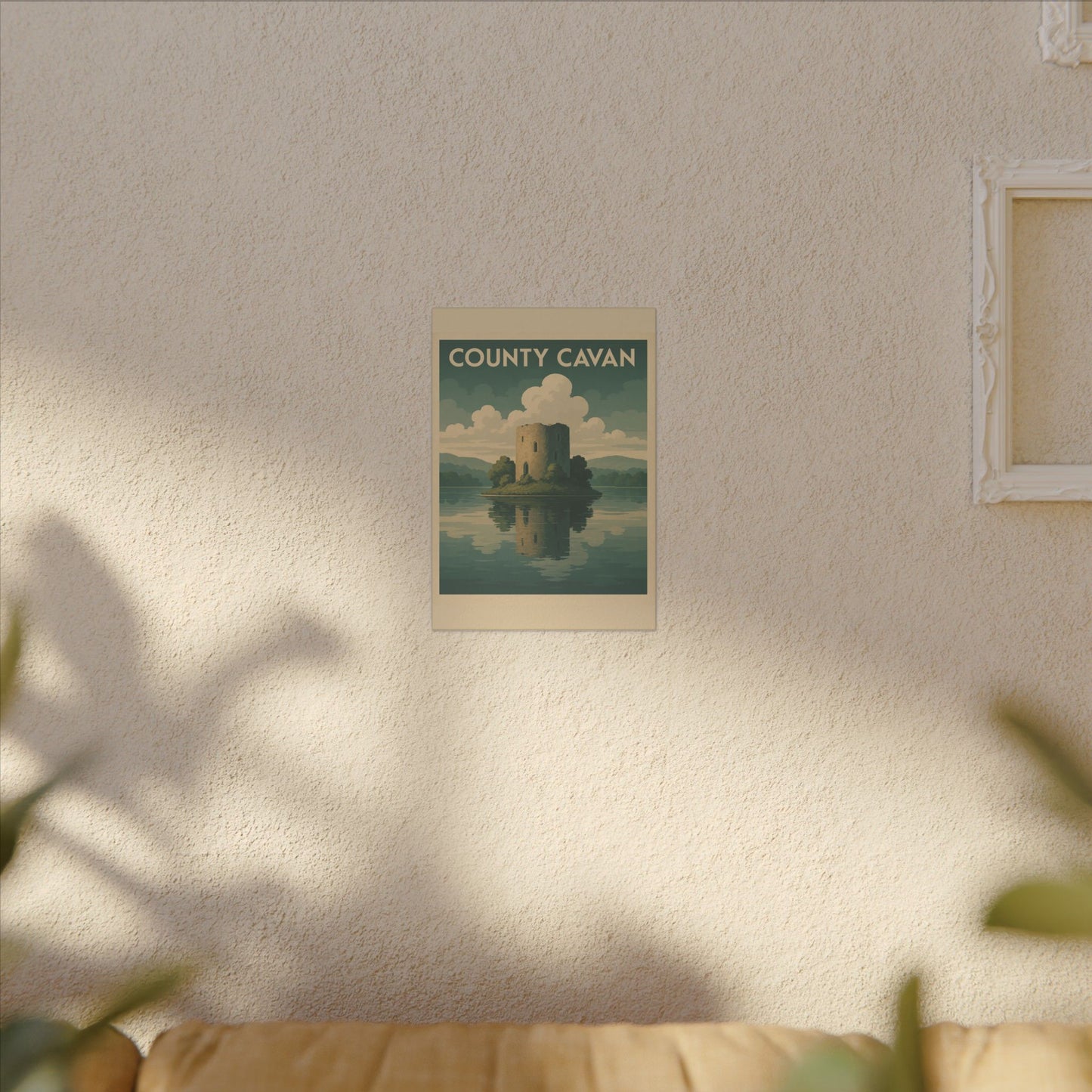 Scenic County Cavan Print Canvas - Vintage Landscape Wall Art